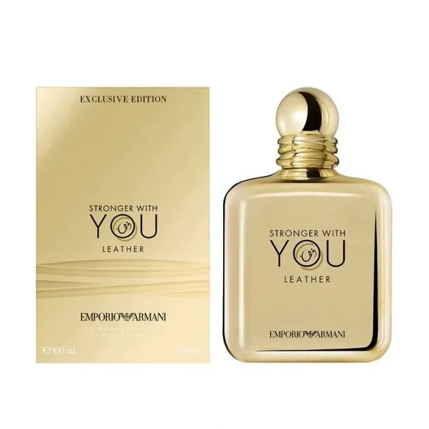 Armani Emporio Stronger With You Leather 100ml woda perfumowana TESTER